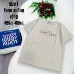 Áo Thun Nữ Cổ Tròn In chữ MORE THAN form ôm suông rộng size L(45-65kg)
