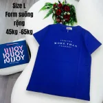 Áo Thun Nữ Cổ Tròn In chữ MORE THAN form ôm suông rộng size L(45-65kg)