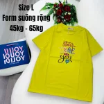 Áo Thun Nữ Cổ Tròn In chữ TRUE form ôm suông rộng size L(45-65kg)
