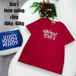 Áo Thun Nữ Cổ Tròn In chữ you got this form ôm suông rộng size L(45-65kg)