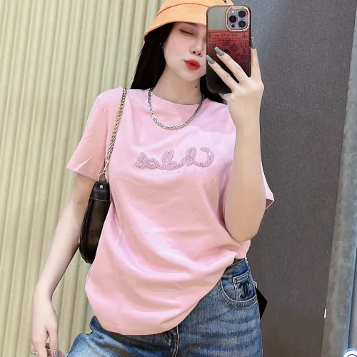 Áo Thun Nữ Cổ Tròn Thuê Chữ I AM GREAT form vừa size M(40-60kg)