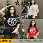 Áo Thun Nữ Cổ Tròn Thuê Hình form vừa size M(40-60kg)