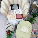 Áo Thun Nữ Cổ Tròn Thuê Hình Và Chữ form vừa size M(40-60kg)