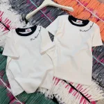 Áo thun nữ in chữ từ vai xuống Baby Tee ôm body từ 35kg - 55kg