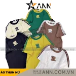 Áo thun nữ in Hình Gấu trước ngực Baby Tee ôm body từ 35kg - 55kg