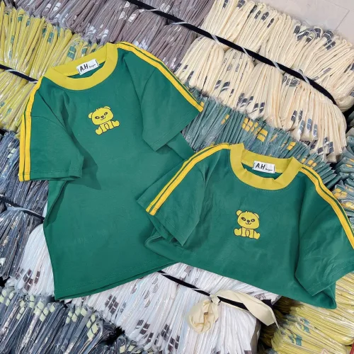 Áo thun nữ in Hình Gấu trước ngực Baby Tee ôm body từ 35kg - 55kg