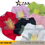 Áo thun nữ in hình trái tim màu Baby Tee ôm body từ 35kg - 55kg