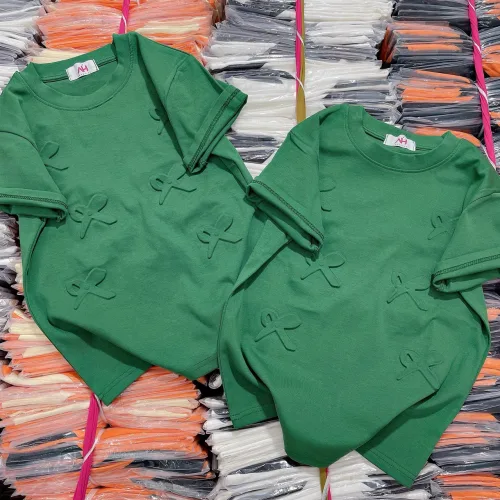 Áo thun nữ In Nỗi hình cái nơ Baby Tee ôm body  từ 35kg - 55kg