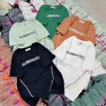 Áo thun nữ màu trơn in chữ Baby Tee ôm body từ 35kg - 55kg