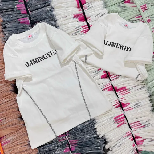 Áo thun nữ màu trơn in chữ Baby Tee ôm body từ 35kg - 55kg