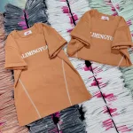 Áo thun nữ màu trơn in chữ Baby Tee ôm body từ 35kg - 55kg