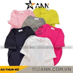 Áo thun nữ màu trơn tay ngắn Baby Tee ôm body từ 35kg - 55kg