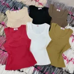 Áo thun nữ sát nách trơn Baby Tee ôm body từ 35kg - 55kg