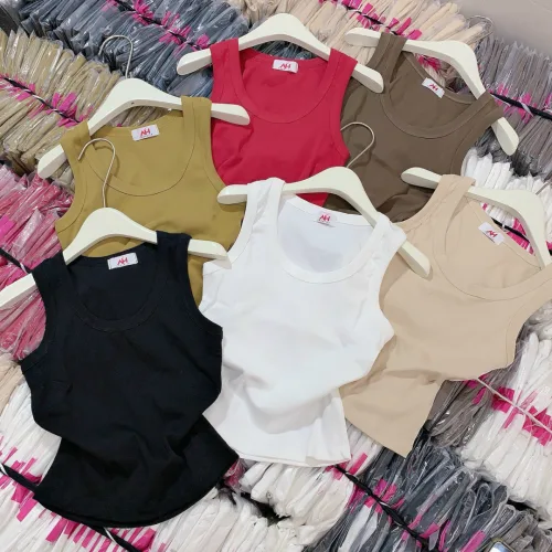 Áo thun nữ sát nách trơn Baby Tee ôm body từ 35kg - 55kg