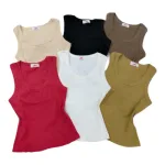 Áo thun nữ sát nách trơn Baby Tee ôm body từ 35kg - 55kg