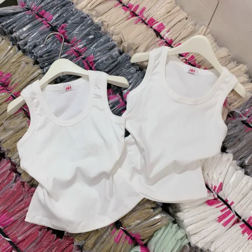 Áo thun nữ sát nách trơn Baby Tee ôm body từ 35kg - 55kg