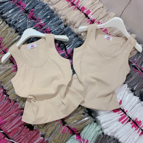 Áo thun nữ sát nách trơn Baby Tee ôm body từ 35kg - 55kg