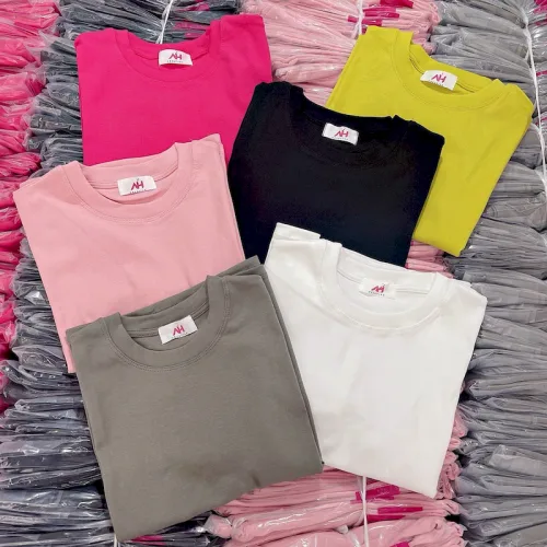 Áo Thun Nữ Trơn Cổ Tròn Baby Tee Mạc AH787