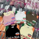 Áo Thun Nữ Trơn Cổ Tròn Baby Tee Tay Phối Hai Màu In Chữ Mạc AH787