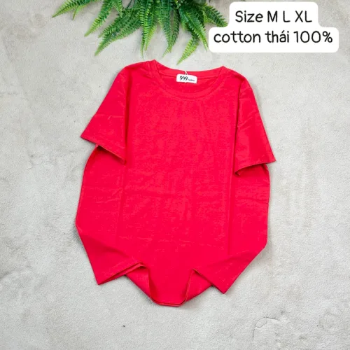 Áo Thun Nữ Trơn Cổ Tròn Form Đại Size XL(65-85kg)