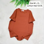 Áo Thun Nữ Trơn Cổ Tròn Form Đại Size XL(65-85kg)