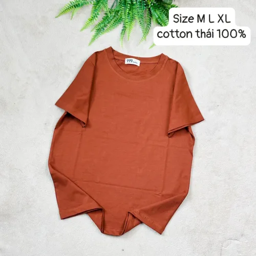 Áo Thun Nữ Trơn Cổ Tròn Form Đại Size XL(65-85kg)