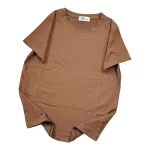 Áo Thun Nữ Trơn Cổ Tròn Form Vừa Size M(40-60kg)