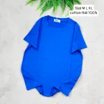 Áo Thun Nữ Trơn Cổ Tròn Form Vừa Size M(40-60kg)