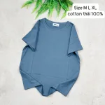 Áo Thun Nữ Trơn Cổ Tròn Form Vừa Size M(40-60kg)