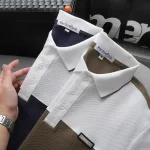 Áo Thun Polo Nam - Áo Thun Nam Cổ Bẻ Phối 2 Có Logo Trước Ngực Big Size