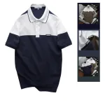 Áo Thun Polo Nam - Áo Thun Nam Cổ Bẻ Phối 2 Có Logo Trước Ngực Big Size