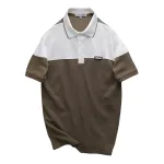Áo Thun Polo Nam - Áo Thun Nam Cổ Bẻ Phối 2 Có Logo Trước Ngực Big Size