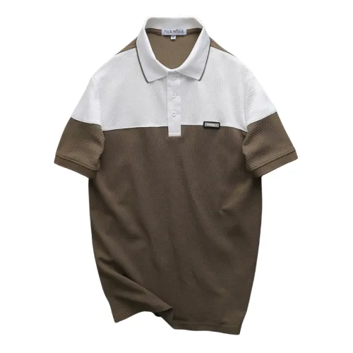 Áo Thun Polo Nam - Áo Thun Nam Cổ Bẻ Phối 2 Có Logo Trước Ngực Big Size
