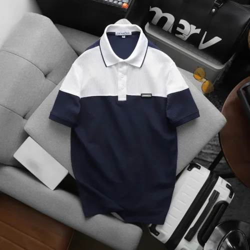 Áo Thun Polo Nam - Áo Thun Nam Cổ Bẻ Phối 2 Có Logo Trước Ngực Big Size