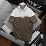 Áo Thun Polo Nam - Áo Thun Nam Cổ Bẻ Phối 2 Có Logo Trước Ngực Big Size