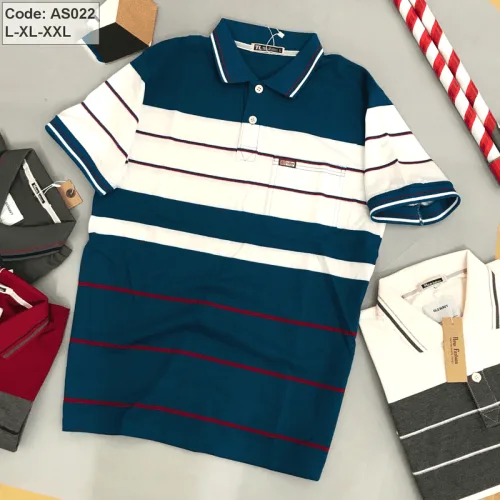 Áo Thun Sọc Polo Nam Có Túi Cao Cấp