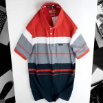 Áo Thun Sọc Nam Trung Niên Cổ Bẻ Có Túi (Có size 3x)