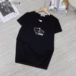 Áo thun thái nữ cổ tim form rộng in chữ i love my self