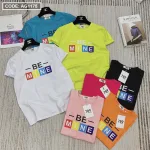 Áo thun thái nữ cổ tròn form rộng in chữ be mine