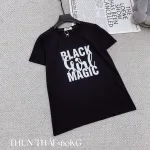 Áo thun thái nữ cổ tròn form suông in chữ Black Girl Magic