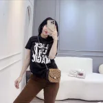 Áo thun thái nữ cổ tròn form suông in chữ Black Girl Magic