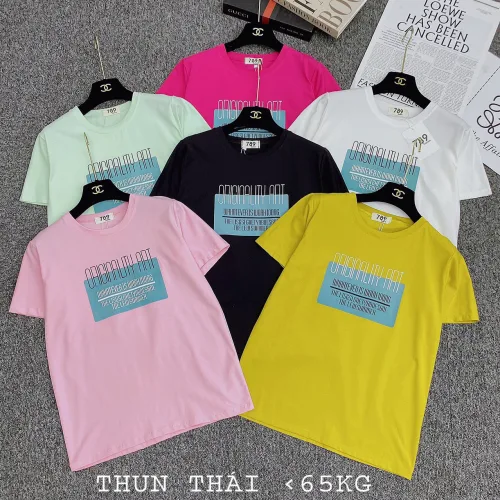 Áo thun thái nữ cổ tròn form suông in chữ Originality