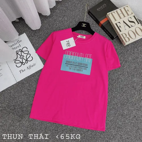 Áo thun thái nữ cổ tròn form suông in chữ Originality
