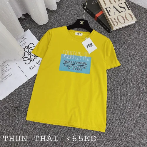 Áo thun thái nữ cổ tròn form suông in chữ Originality