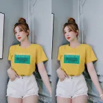 Áo thun thái nữ cổ tròn form suông in chữ Originality