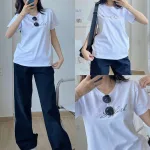 Áo Thun Thái Nữ Cổ Tròn Form suông in chữ Be Skylish Nhiều Màu