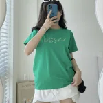 Áo Thun Thái Nữ Cổ Tròn Form suông in chữ Be Skylish Nhiều Màu