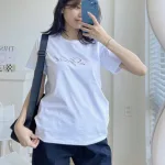 Áo Thun Thái Nữ Cổ Tròn Form suông in chữ Be Skylish Nhiều Màu