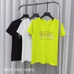 Áo thun thái nữ cổ tròn form suông in chữ Girl The Best