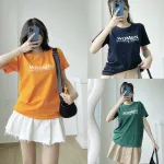 Áo Thun Thái Nữ Cổ Tròn Form suông in chữ Women Nhiều Màu